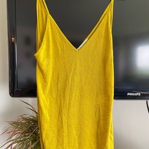 Project Social T-Knit V front and back tank sweater